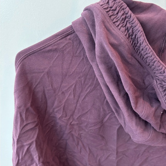 Lululemon Oversize Stress Less Sweatshirt Pullover Purple Hoodie Size 4 - Picture 10 of 15